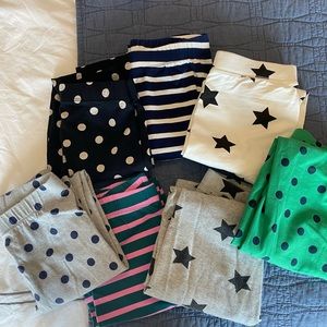 Girls Leggings Bundle - Primary brand, 7 pairs of regular length, Size 10